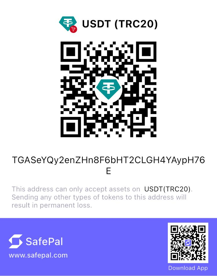 USDT TRC20 payment QR code